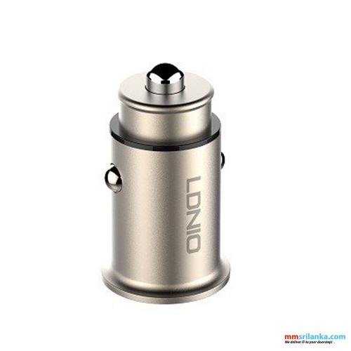 LDNIO C506Q 30W ULTRA Mini Zinc Alloy Shell Car Charger